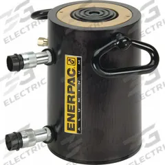 ENERPAC Hydraulic Ram: Double Acting, 150 ton Nominal Capacity, 2 in Nominal Stroke Lg, Aluminum (MPN RAR1502). Key specifications — attr98927: ENERPAC.