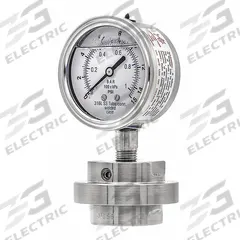 PIC GAUGES Pressure Gauge with Diaphragm Seal: 0 psi to 15 psi, 301L/3JJJ, 2 1/2 in Dial, Glycerin (MPN 301L254B/3JJJ200). Key specifications — Brand: PIC GAUGES; Gauge Case Liquid: None; Seal Fill Liquid: Glycerin; Seal Lower Housing Material: 316 Stainless Steel; Accuracy: ±2-1-2%; Gauge Wetted Parts: Stainless Steel.