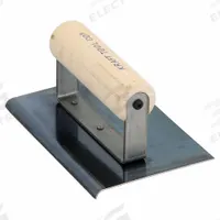KRAFT TOOL Concrete Sidewalk Edger: Blue Steel, 6 in Blade Lg, 4 in Blade Wd, Wood (MPN CF572). Key specifications — attr1004985: Edger; attr1004984: KRAFT TOOL; attr1004993: Wood.