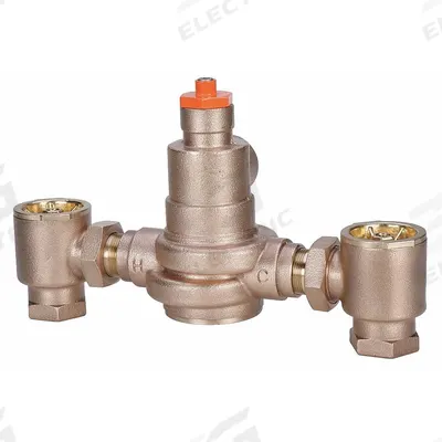 POWERS Thermostatic Mixing Valve: For Hot Water/Water Media, Thermostatic, Bronze - Emergency Fixture Mixing Valves