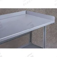 TENNSCO Back & Side Stop Kit: 60 in Overall Wd, 36 in Overall Dp, Steel, Gray, Gray (MPN SB-3660). Key specifications — Material: Steel.
