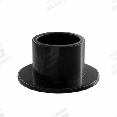OILITE Flanged Sleeve Bearing: PEEK, 1/4 in Bore, 5/16 in OD, 1/4 in Overall Lg - Low-Friction Plastic Flanged Sleeve Bearings