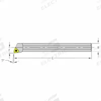 ULTRA-DEX USA Indexable Boring Bar: HM08Q SWLCR2 (MPN 940-000-044). Key specifications — attr257292: HM08Q SWLCR2.