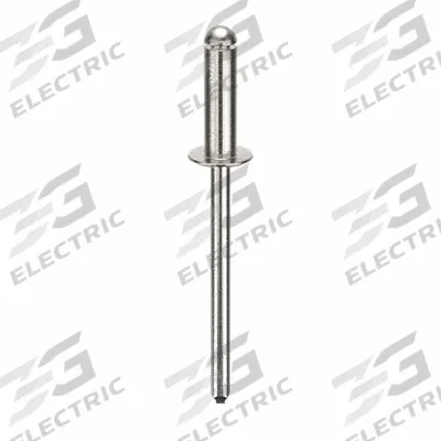 POP AVDEL Blind Rivet,1.818" L,0.153" dia,PK500: Inch, 1 13/16 in Overall Lg, 17/32 in Body Lg - Domed-Head Blind Rivets