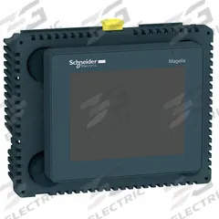 SCHNEIDER ELECTRIC HMI Controller Panel: TFT Color LCD, 3.5 in Display Screen Size, 24V DC (MPN HMISCU6B5). Key specifications — Supply Voltage Rating: 24V DC.