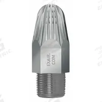 EXAIR Air Gun Nozzle: Aluminum/Zinc, 4 3/16 in Extension Lg, 1 in Male NPT Thread Size (MPN 1115). Key specifications — attr66384: Hard-Hitting Force; attr66393: Aluminum; attr66401: Yes.