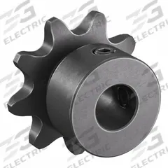 TSUBAKI Single Strand Sprocket: 35, For 3/8 in Chain Pitch, 3/8 in Bore Dia, 9 Teeth, Steel (MPN 35B9F-3/8). Key specifications — Brand: TSUBAKI.