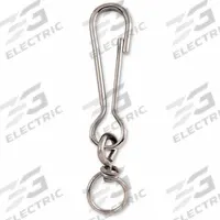 LUCKY LINE PRODUCTS Snap Hook: 1 Snaps, Solid Gate, Steel, 1/4 in Opening Size, 3 1/2 in Overall Lg (MPN 4FCW9). Key specifications — Application Restrictions: Not For Lifting; Brand: LUCKY LINE PRODUCTS; Opening Type: Solid Gate.