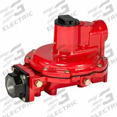 FISHER LPG Pressure Regulator: Lever-Acting Gas, 2,100,000 BtuH Gas Capacity, Aluminum, NPT x NPT (MPN R622H-DGK). Key specifications — Brand: FISHER LPG; Body Material: Aluminum.