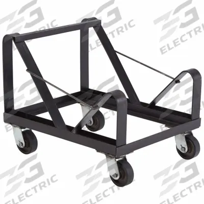 NATIONAL PUBLIC SEATING Chair Cart: 660 lb, 21 in L x 20 1/2 in W x 26 in H, For 40 Chairs - Carts for Stacking Chairs