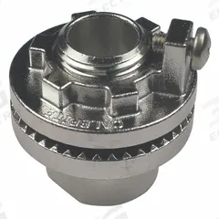 CALBRITE Grounding Lug Hubs for RMC/IMC: 1 1/2 in Trade Size, 1 31/32 in Overall Lg (MPN S61500LTV2). Key specifications — Insulated: No; Thread Size: 1-1/2"-11-1/2; Thread Type: NPT; Brand: CALBRITE.