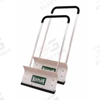 MANPLOW Snow Pusher: Plastic, 13 in Blade Lg, 24 in Blade Wd, 0.19 in Gauge, 48 in Handle Lg (MPN PRO24 2PK). Key specifications — Brand: MANPLOW; Handle Grip: U Handle.