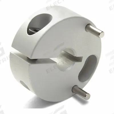 RULAND MANUFACTURING Controlflex Coupling Hub: 1.5° Angular Misalignment, 0.02 in Axial Motion - Single Insert Hubs for Round Shafts
