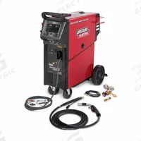 LINCOLN ELECTRIC Multiprocess Welder: Power MIG 262MP, DC, MIG Pack (MPN K5376-1). Key specifications — Maximum Amperage (Stick): 260 A; Maximum Amperage (TIG): 300 A; Input Voltage (Nominal) (Merch - Table Column, Filters): 208V.