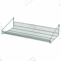 METRO Shelf: 35 1/4 in x 15 3/8 in x 7 3/4 in, 50 lb Load Capacity, Steel, Epoxy Coated, Green (MPN GS1436K3). Key specifications — Brand: METRO; Color: Green; Finish: Epoxy Coated; Material: Steel.