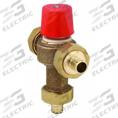WATTS Thermostatic Mixing Valve: 1/2 in Inlet Connection Size, 1/2 in Outlet Connection Size, Brass (MPN 1/2 LF1170M2-PEX). Key specifications — Includes: Locking Mechanism; Brand: WATTS.