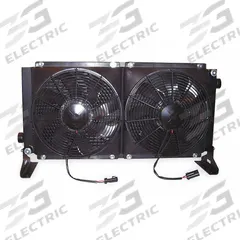 COOL-LINE Forced Air Oil Cooler: 60 hp Heat Removed, 50 gpm Max. Flow, 377 psi Max. Pressure, 12V DC (MPN D60-12). Key specifications — attr96059: SAE #20; attr96056: IP 68; attr96057: 12V DC; attr98919: COOL-LINE.