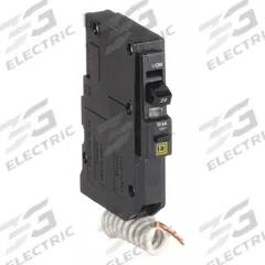 SQUARE D Miniature Circuit Breaker: 20 A, 120V AC, Single Phase, 10kA at 120V AC, 1 Poles (MPN QO120EPD). Key specifications — Phase: Single; Amps: 20 A; AC Voltage Rating: 120V AC; Max. AIR Rating: 10kA at 120V AC; For Use With: QO Load Centers and NQ Panelboards; Brand: SQUARE D.