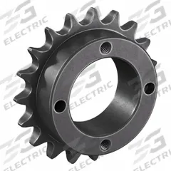 TSUBAKI Sprocket: For 40 Chain, 19 Teeth, 3.038 in Pitch Dia, 3.296 in Outside Dia, Steel (MPN 40H19). Key specifications — Brand: TSUBAKI; Required Bushing Series: H1.