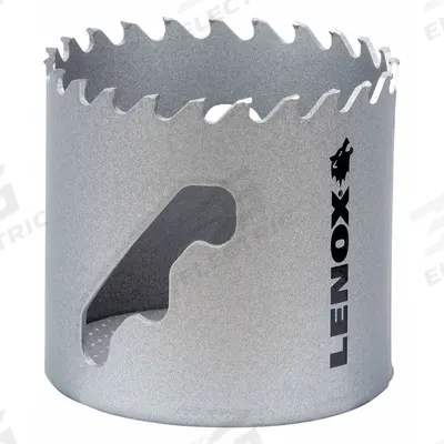 LENOX Hole Saw: 2 3/8 in Saw Dia., 3 Teeth per Inch, 1 7/8 in Max. Cutting Dp - Multi-Material-Cutting Hole Saws without Arbor