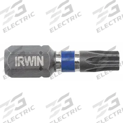 IRWIN Insert Bit: Insert Bit, Imperial, 1 in Overall Lg, Impact Rated, Hex - Torx Security Bits