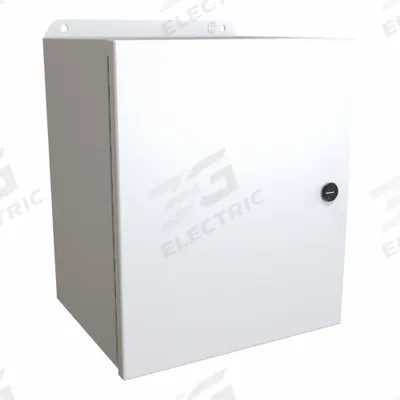 HAMMOND Electrical Enclosure: Steel, 12 in x 10 in x 8 in, NEMA 12/13/3R/4, w/Panel - Steel Washdown Enclosures