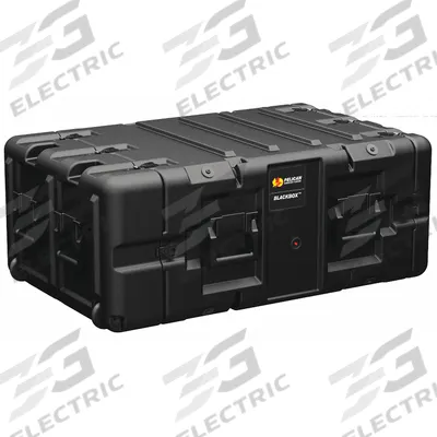 PELICAN Protective Case: 23 1/2 in x 31 3/8 in x 21 7/8 in Inside, Black - Protective Rack-Mount Cases