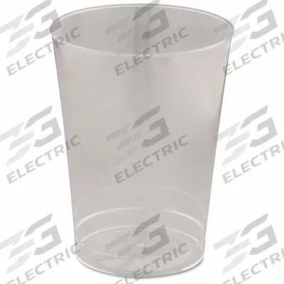 APPROVED VENDOR Disposable Cold Cup: 10 oz Capacity, Clear, Plastic, Unwrapped, Patternless - Plastic Cold Cups