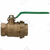 WILKINS Manual Two-Way Ball Valve: 1 1/2 in, Bronze, Straight, FNPT x FNPT, Full Port, One-Piece (MPN 112-850UXL). Key specifications — Brand: WILKINS; Handle: Lever.