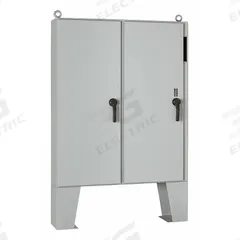 HOFFMAN Enclosure: Steel, 60 in x 49 in x 12 in, NEMA 12, Solid Cover, Hinged (MPN A60X4912LPFTC). Key specifications — Brand: HOFFMAN; Closure Method: Handle; Knockouts: Not Included.