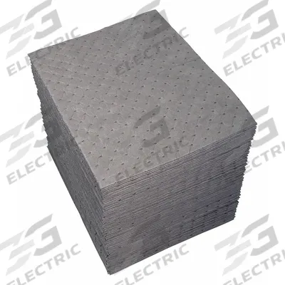 BRADY SPC ABSORBENTS Sorbent Pad: 19 oz Volume Absorbed Per Pad, Polypropylene, Perforated - Sorbent Pads