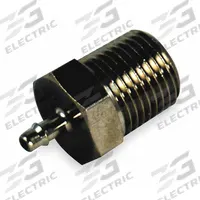 PNEUMADYNE INC Barbed Fitting Adapter: 3/16 in ID Size, Barbed x UNF, Brass, 23/32 in Overall Lg (MPN EB50). Key specifications — Brand: PNEUMADYNE INC.