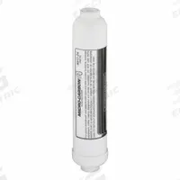 NU-CALGON Inline Water Filter: 20 micron, 1 gpm, 10 in Overall Ht, 2 1/2 in Overall Dia (MPN 4617-24). Key specifications — Product Type: Inline Water Filter; Filter Media: Carbon; Brand: NU-CALGON; Reduces: Objectionable Tastes.