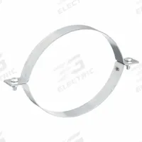 Duct Hanger: 9 in Duct, Steel, 11 in Lg, 9 in Wd (MPN 8010004265). Key specifications — Includes: (2) Piece Hanger; Brand: NORDFAB; Base Material: Steel; For Duct Shape: Round.