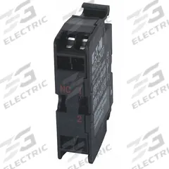 EATON Contact Block: 22 mm Panel Mounting Size, 1NC, Momentary, M22/M22M Series (MPN M22-CK01). Key specifications — Switch Action: Momentary; Terminal Connection Type: Spring Cage Terminals; Brand: EATON; Compatible with Series: M22M.