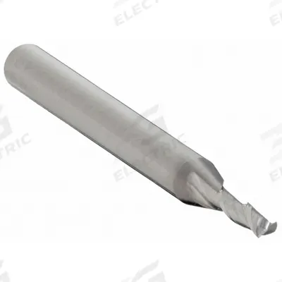 APPROVED VENDOR Square End Mill: Carbide, 2 Flute, 1 mm Mill Dia, 4 mm LOC, 39 mm OAL (MPN 204-001275) - General Purpose Carbide Square End Mills
