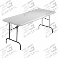 ICEBERG Folding Table: Rectangle Table Shape, Platinum Granite Tabletop, 30 in Dp, 72 in Wd, 29 in (MPN 65223). Key specifications — attr1035217: Platinum Granite; attr1035250: Platinum Granite; attr1035202: ICEBERG.