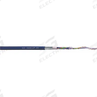 CHAINFLEX Bus Cable: (1) Pr 28 AWG/(2) Single 20 AWG, TPR, Order by the Foot, USB - Continuous Flexing Bus Drop Cables