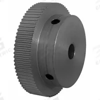 DAYTON Timing Pulley: Modified Curvilinear, Fixed, For GT Timing Belt Section, For 6 mm Belt Wd (MPN 80-2P06-6A4). Key specifications — Brand: DAYTON; Finish: Clear Anodized; For Belt Series: Powerhouse®.