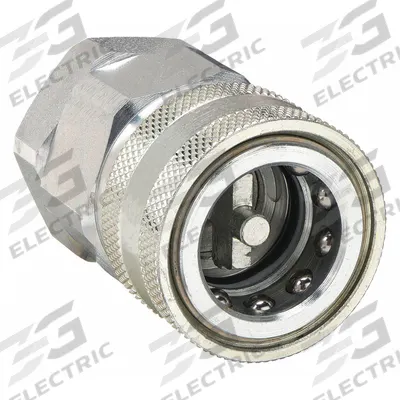 SNAP-TITE Hydraulic Quick Connect Hose Coupling: 1/2 in, Steel, 52.99 lpm Max. Flow Rate - H Series Hydraulic Quick-Connect Coupling Bodies