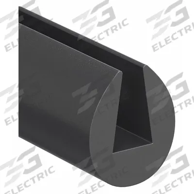 APPROVED VENDOR Edge Trim: Neoprene, For 5/16 in Material Thick, H, 5/8 in Leg Lg - Neoprene Rubber Edging