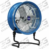 PATTERSON Cooling Fan: 18 in Blade Dia, 115V AC, Stationary, 3/8 hp, Direct Drive, Polypropylene (MPN BLUE1800). Key specifications — Mobility: Stationary; Standards: UL 507; Voltage: 115V AC; Brand: PATTERSON.