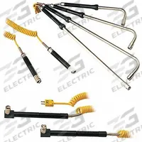 OMEGA Standard Thermocouple Probes: 480°F /0°C to 250°C, Type K, 6 in Probe Lg, For Air Media Type (MPN 88007K). Key specifications — Maximum Wire Gauge: 28 AWG; Cable Length: 60 in; Manufacturer Part Number: 88007K; Brand: OMEGA.
