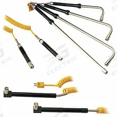 OMEGA Standard Thermocouple Probes: 480°F /0°C to 250°C, Type K, 6 in Probe Lg, For Air Media Type (MPN 88007K). Key specifications — Maximum Wire Gauge: 28 AWG; Cable Length: 60 in; Manufacturer Part Number: 88007K; Brand: OMEGA.
