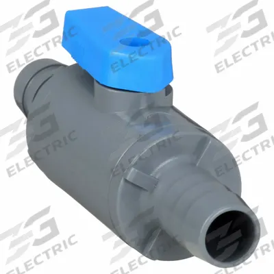 APPROVED VENDOR Manual Two-Way Ball Valve: 1/2 in, PVC, Straight, Barb x Barb - PVC Ball Valves