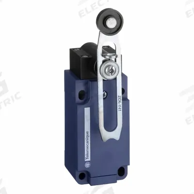 TELEMECANIQUE SENSORS Limit switch: Roller Lever, XCKS, 0.22 in Roller Wd, 0.75 in Arm Wd - Roller Lever-Arm Limit Switches