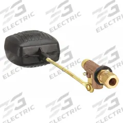 WATTS Float Valve Assembly: For Water Media, Straight Valve Body, Rectangular, Bulkhead, Bronze, Adj (MPN C3/8TF). Key specifications — Mounting: Bulkhead; Arm Adjustability: Adjustable; Brand: WATTS; Connection Type - Side 1: Compression; Connection Type - Side 2: Compression; Flow Rate: 1.5 gpm @ 50 psi; For Media: Water; Valve Series: C3/8TF.
