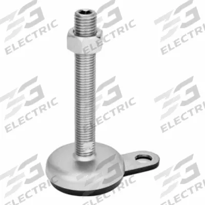 JW WINCO Male-End Leveling Mount: Swiveling Stud, 3/4"-10 Thread Size, 3.94 in - Non-Skid Male Leveling Mounts