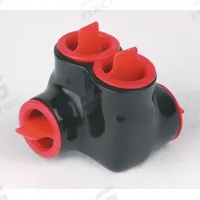 BLACKBURN Multitap Connector: 2 Port, Double-Sided Entry, 14 AWG – 2/0 AWG Wire Size, Black (MPN AMTT20). Key specifications — Body Material: Aluminum; Brand: BLACKBURN.