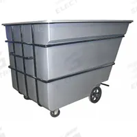 APPROVED VENDOR Tilt Truck: 78 cu ft, 2,800 lb, 81 in L x 56 in W x 56 in H, Gray, Raised (MPN 3.0CU-HD GRAY). Key specifications — Color: Gray; Brand: APPROVED VENDOR; Caster/Wheel Configuration: (2) Axle-Mounted.